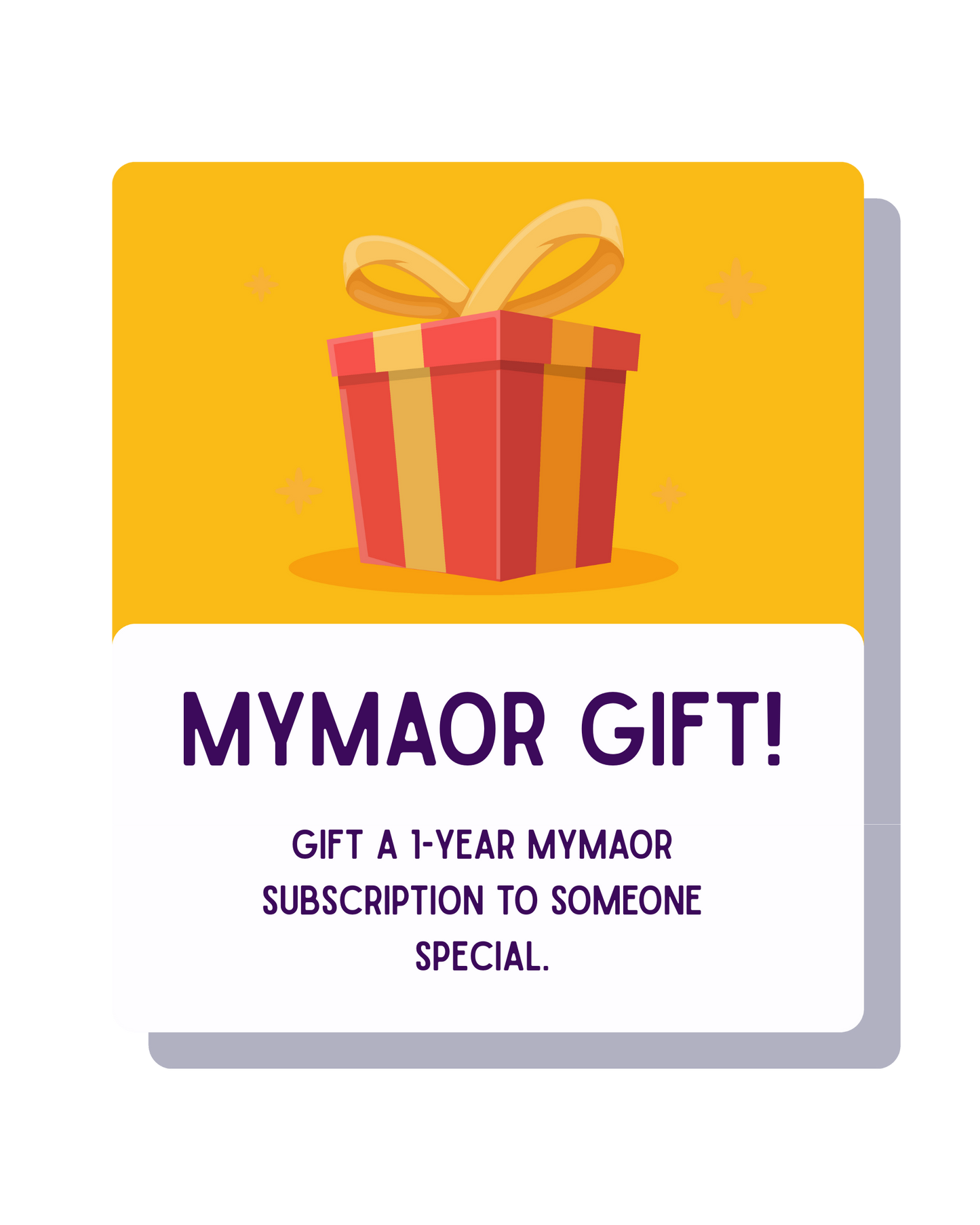 MyMaor Subscription Gift Card